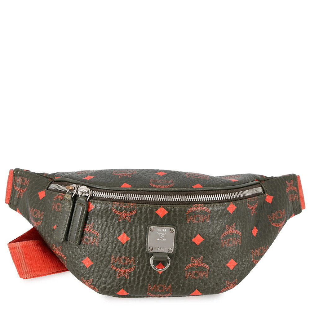 MCM Body Bag MUZ9AFI38G8001 Visetos Men's Handbag
